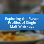 Exploring the Flavor Profiles of Single Malt Whiskeys