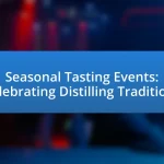 Seasonal Tasting Events: Celebrating Distilling Traditions