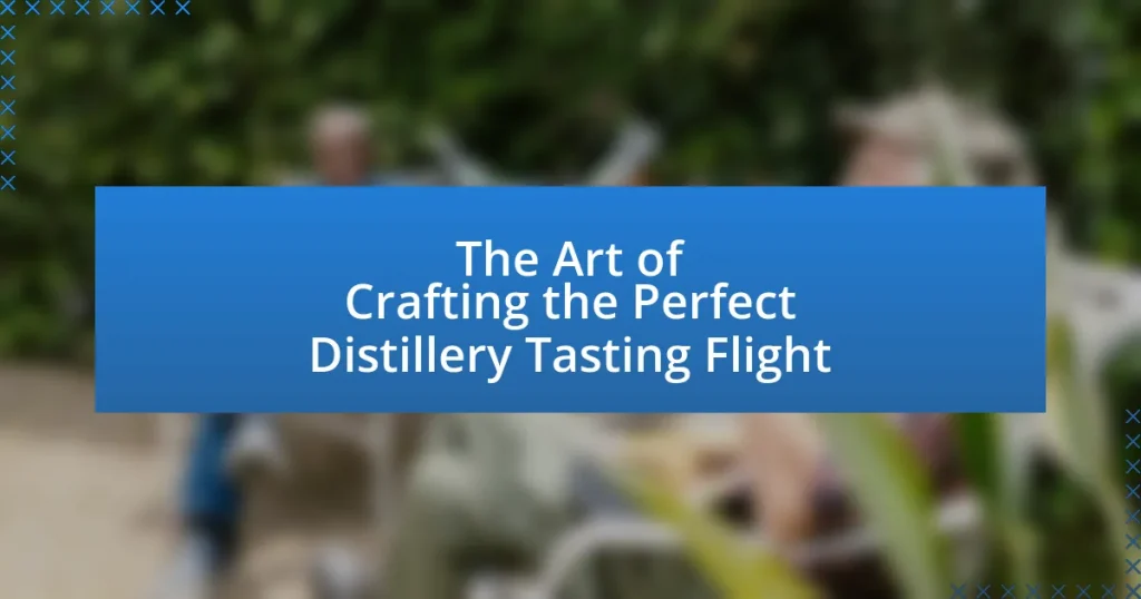The Art of Crafting the Perfect Distillery Tasting Flight
