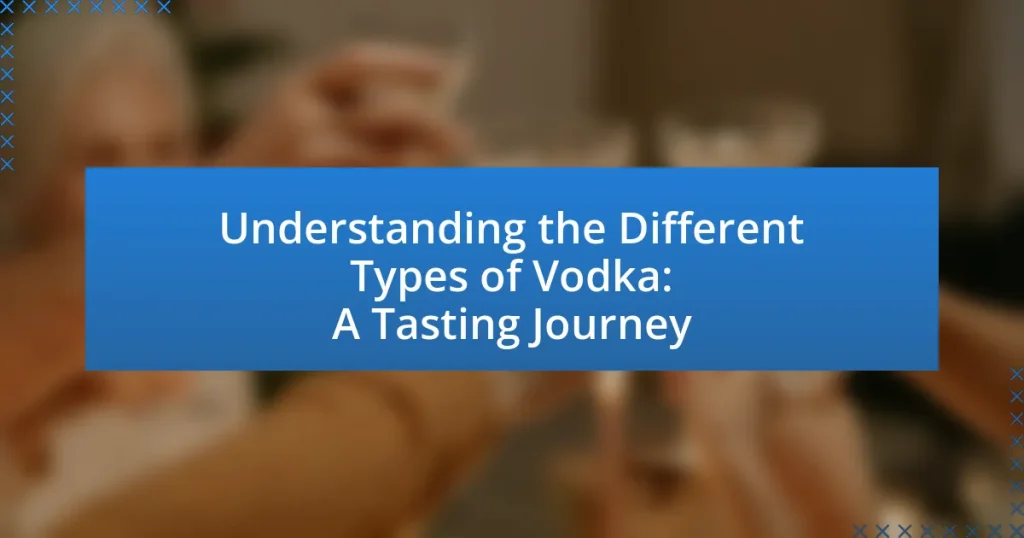 Understanding the Different Types of Vodka: A Tasting Journey